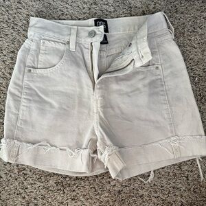 BDG Women's Cream Jean Shorts